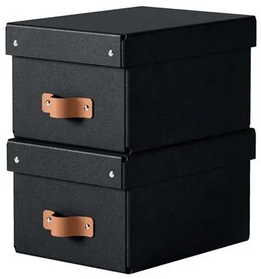 Tárolódoboz, S méret, LEITZ Puro, fekete (E61470095)