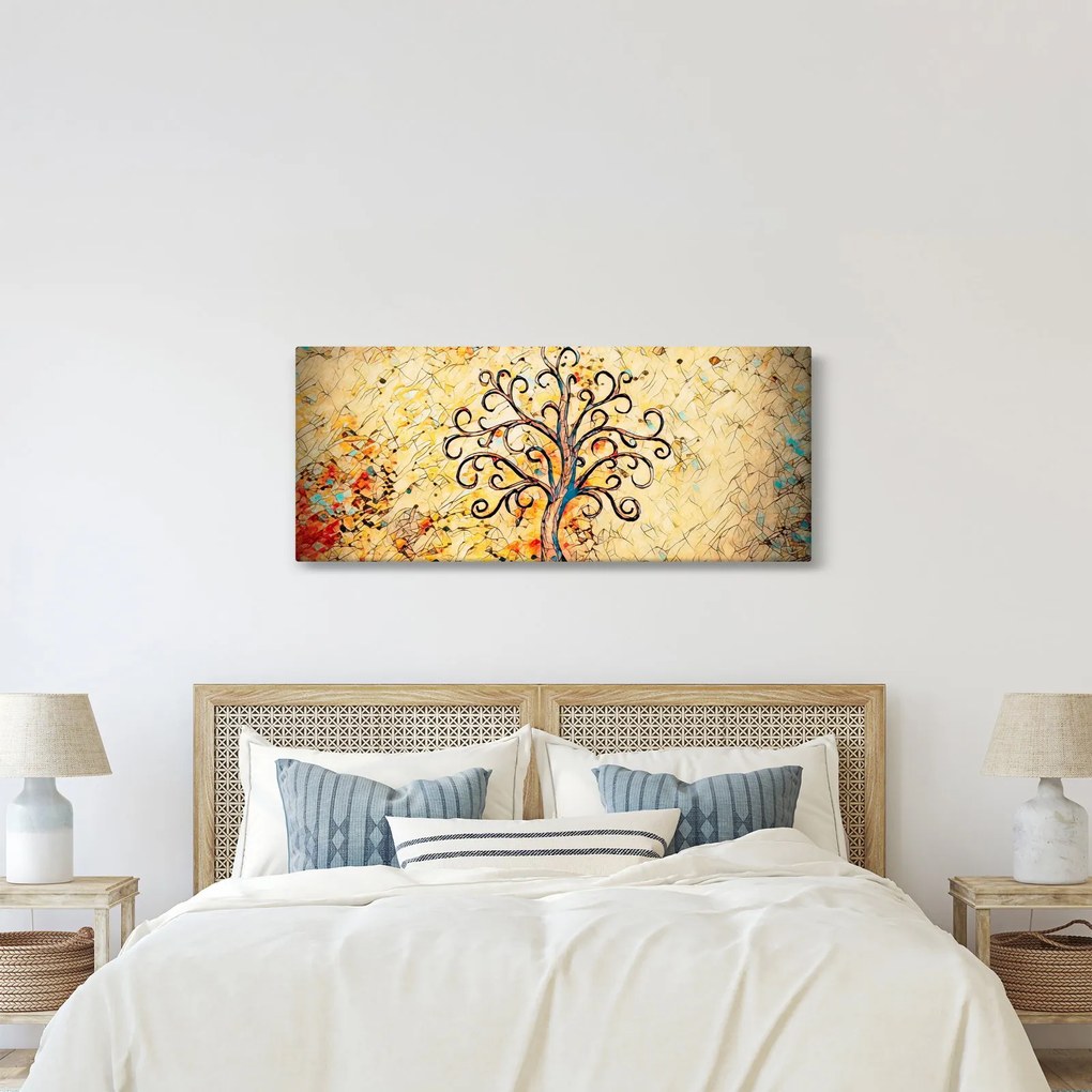 Kép - Mozaik életfa (120x50 cm)