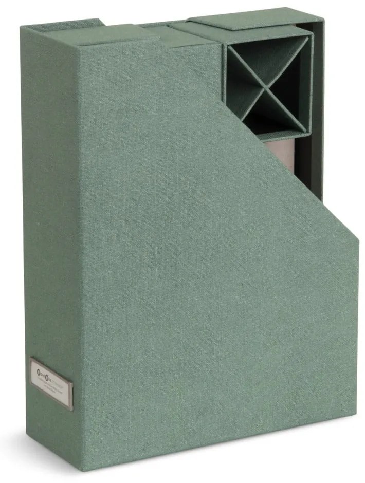 Karton rendszerező szett 4 db-os Hugo Canvas Paper Laminate – Bigso