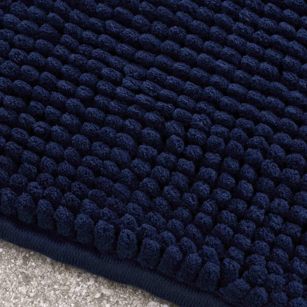 Kék fürdőszobai kilépő 80x50 cm Bobble - Catherine Lansfield