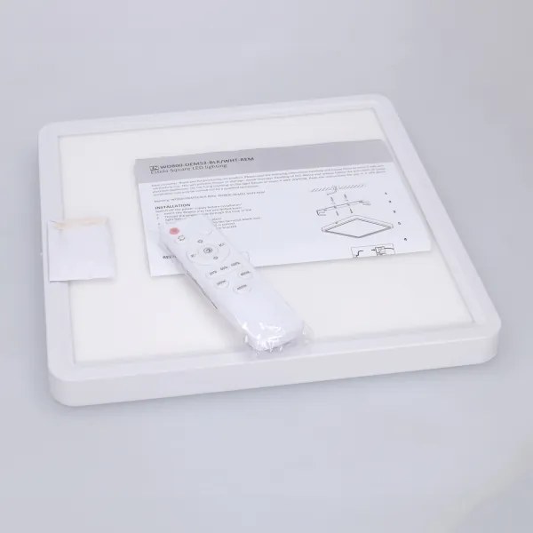 BRILAGI - LED dimmelhető mennyezeti lámpatest ESTELA SQUARE LED/36W/230V 31x31 cm fehér + távirányítóval