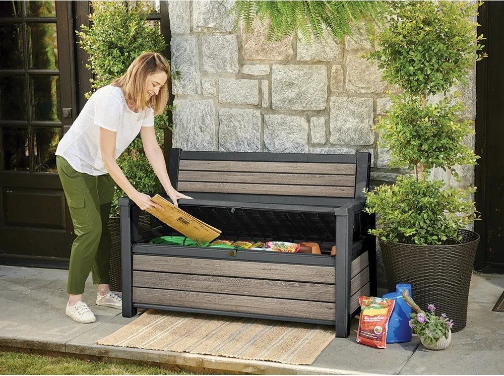 Barna műanyag kerti pad Deco – Keter