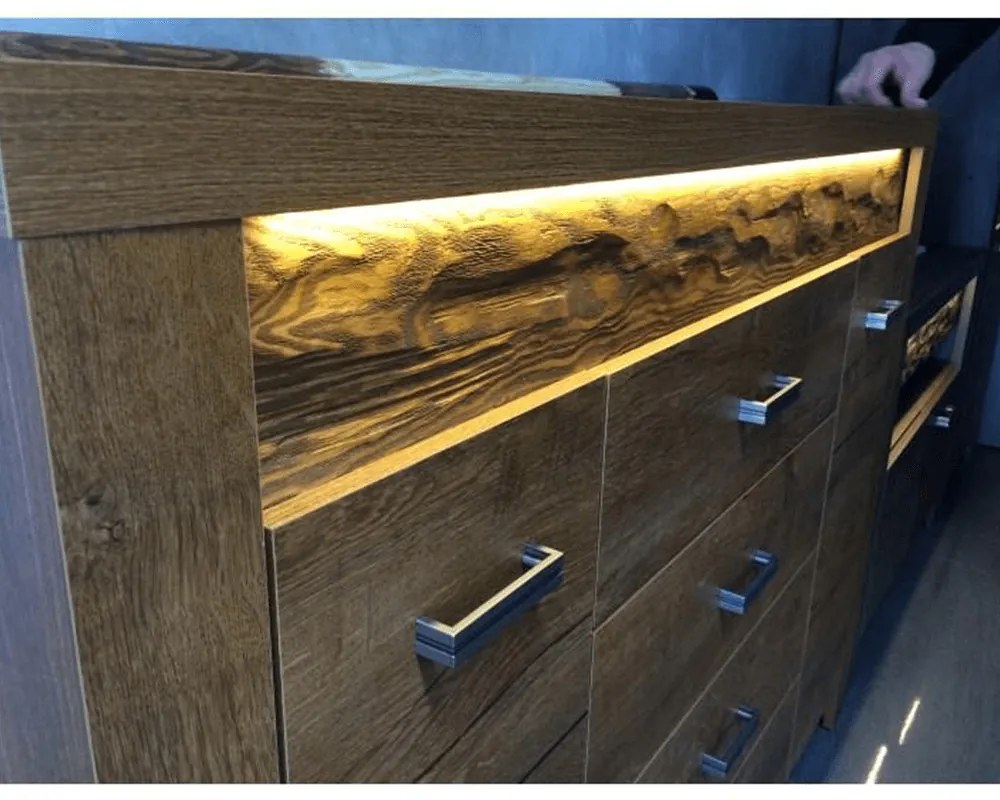 Könyvespolc, kőris sötét, INFINITY I-05