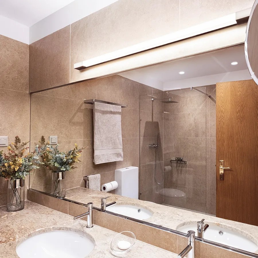 RENDL AMENITY 120 nástěnná chrom 230V LED 14W IP44 3000K
