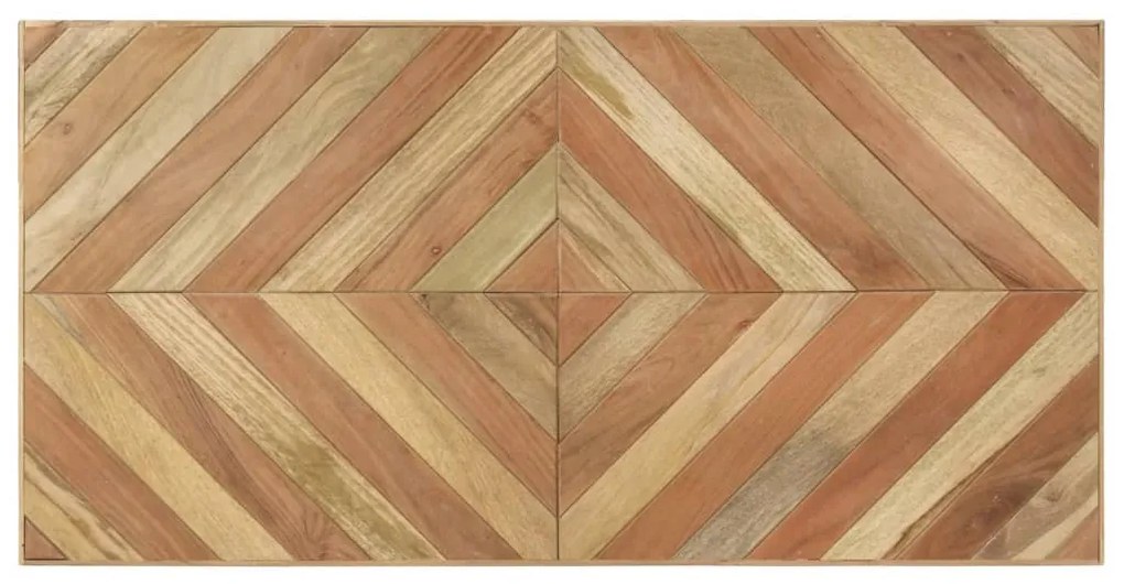 Tömör akác és mangófa étkezőasztal 120 x 60 x 76 cm