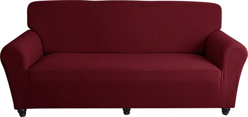 KanapéHuzat (enyhén vízlep., 2 személyes, bordó)