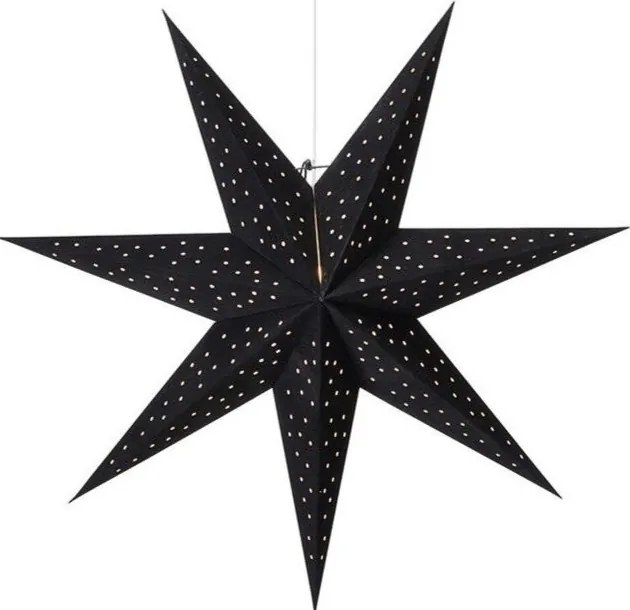 Fekete függő karácsonyi fénydekoráció Clara – Markslöjd