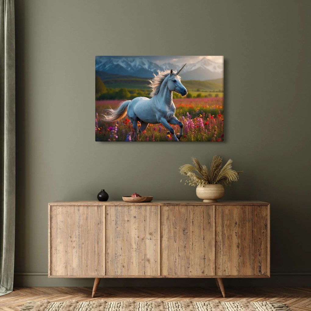 Kép - Egyszarvú (90x60 cm)