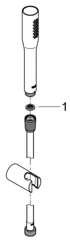 GROHE 27369000 - EUPHORIA COSMOPOLITAN STICK 1500 mm, fényes króm zuhanyszett