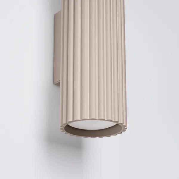 Brilagi - LED fali lámpatest CRESTO 2xGU10/10W/230V 20 cm taupe