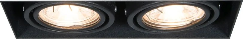 Zuma Line ONEON 94362-BK Beépíthető spotlámpa 2x50W/GU10