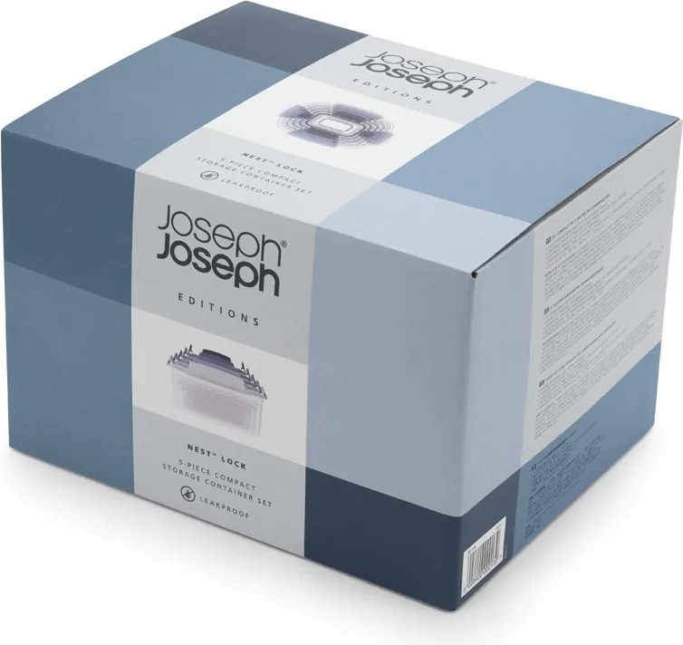 Élelmiszertartó doboz szett 5 db-os Nest – Joseph Joseph