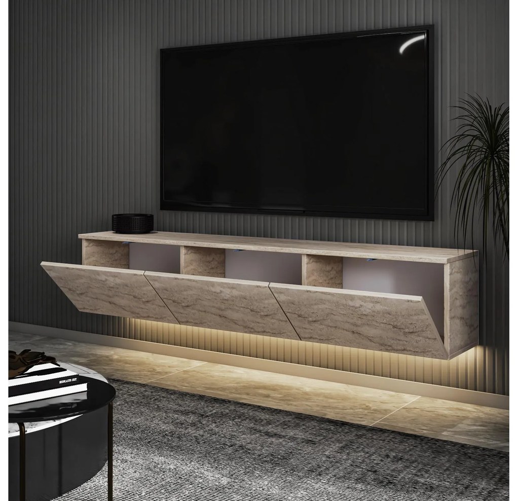 TV asztal/Szekrény Naomy (travertin) . 1102383