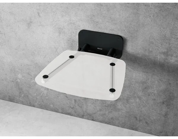 Ravak B8F0000060 - OVO felhajtható zuhanyülőke, fekete