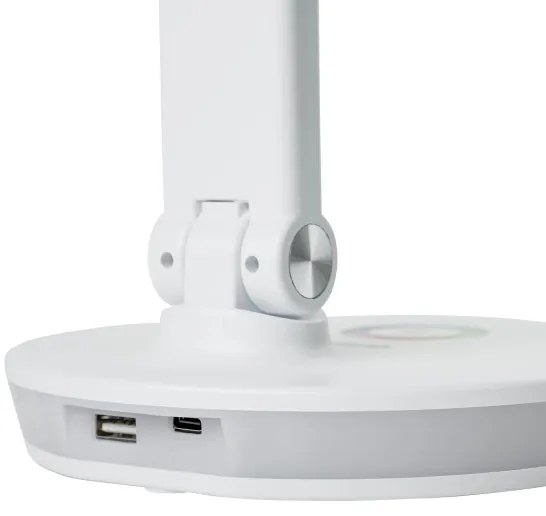 LED RGBW Dimmelhető asztali lámpa power bank funkcióval LED/12W/5V 2800-6000K fehér