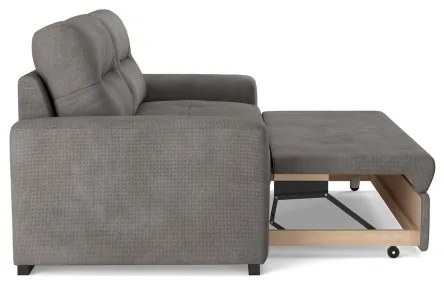 COMO háromszemélyes ággyá nyitható kanapé — sötétszürke