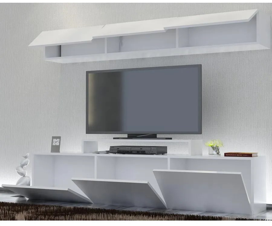 TV szekrény Line - White