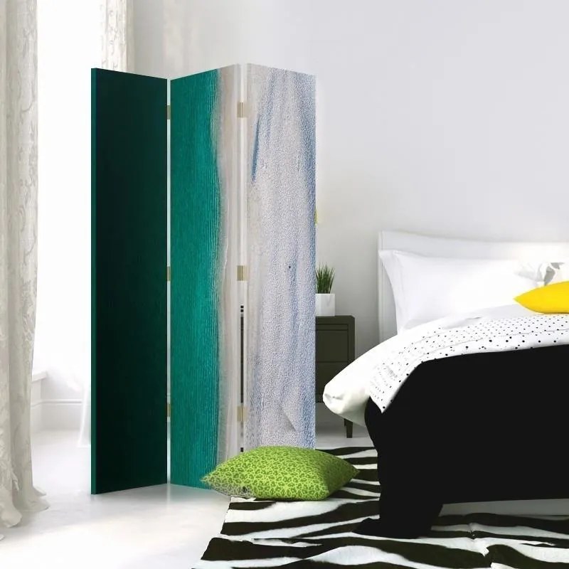 Gario Paraván Türkizkék tenger Méret: 180 x 170 cm, Kivitelezés: Klasszikus paraván