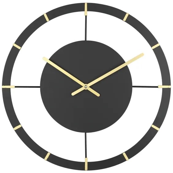 Eglo 425515 - Falióra OKAZAKI 1xAA átm. 40 cm fekete/arany