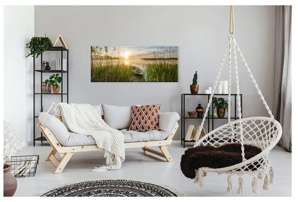 Boat In The Grass kép, 125 x 50 cm - Styler