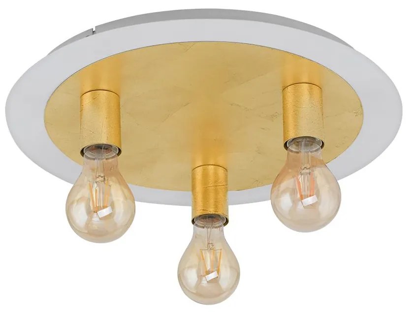 Eglo 97492 - LED Menyezeti lámpa PASSANO 3xE27/4W/230V arany