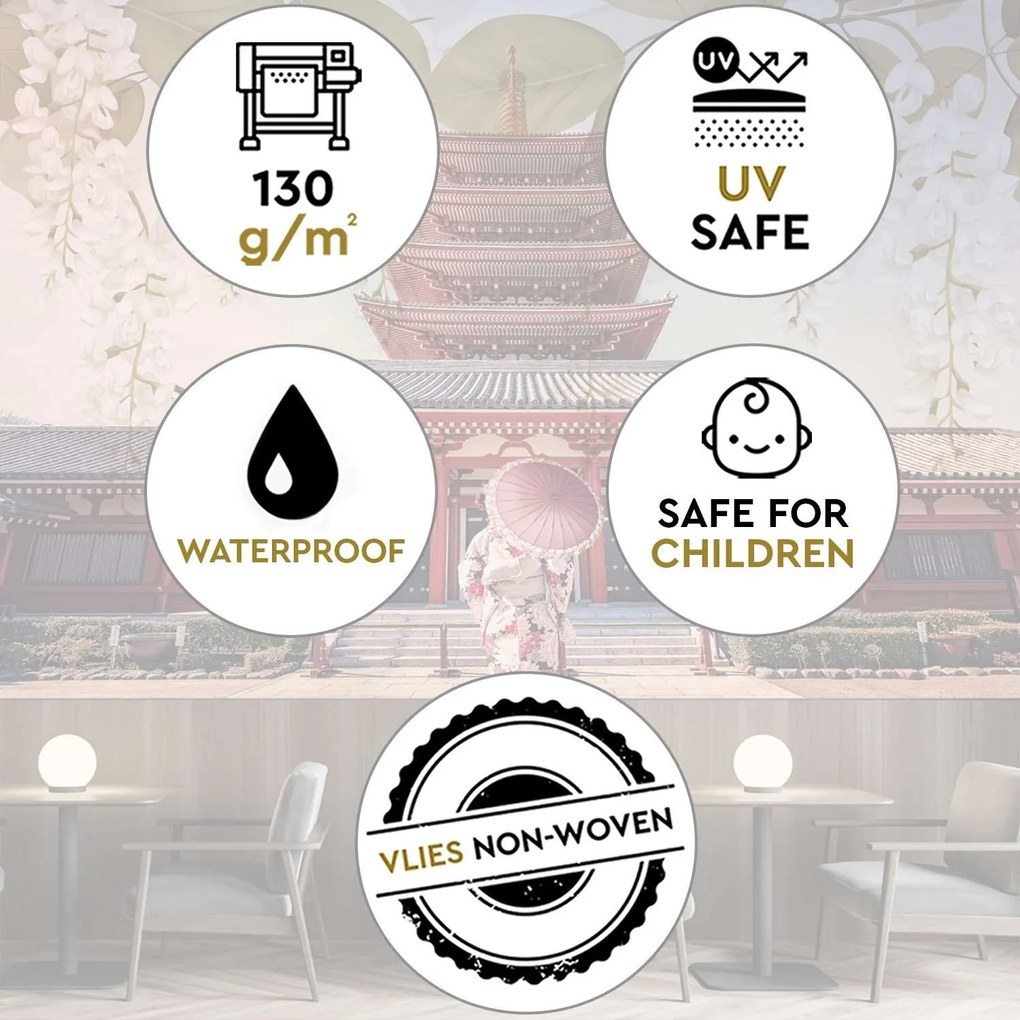 Gario Fotótapéta Gésa és senso ji templom Tokióban Anyag: Vlies, Méret: 150 x 105 cm