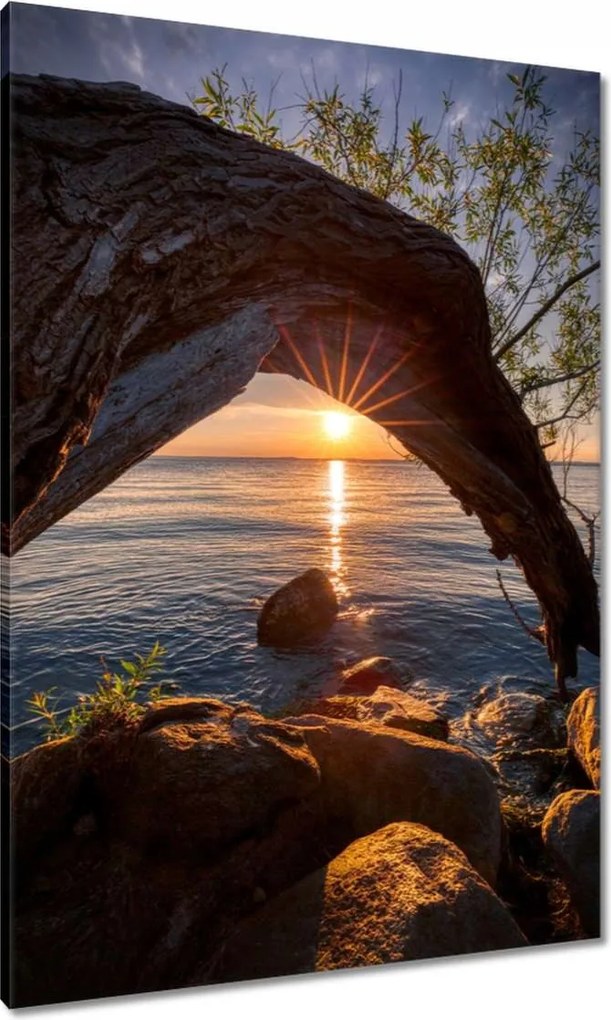 Vászonkép 70x100 Sziklák Derzs Tenger