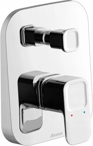 Ravak 10°-os falsík alatti kád- és zuhanycsaptelep Td 061.00 kapcsolóval