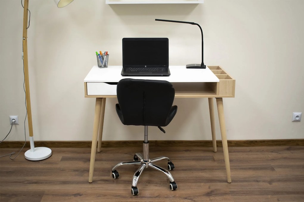 Akció Fekete AVOLA irodai szék eco bőrből II. osztály