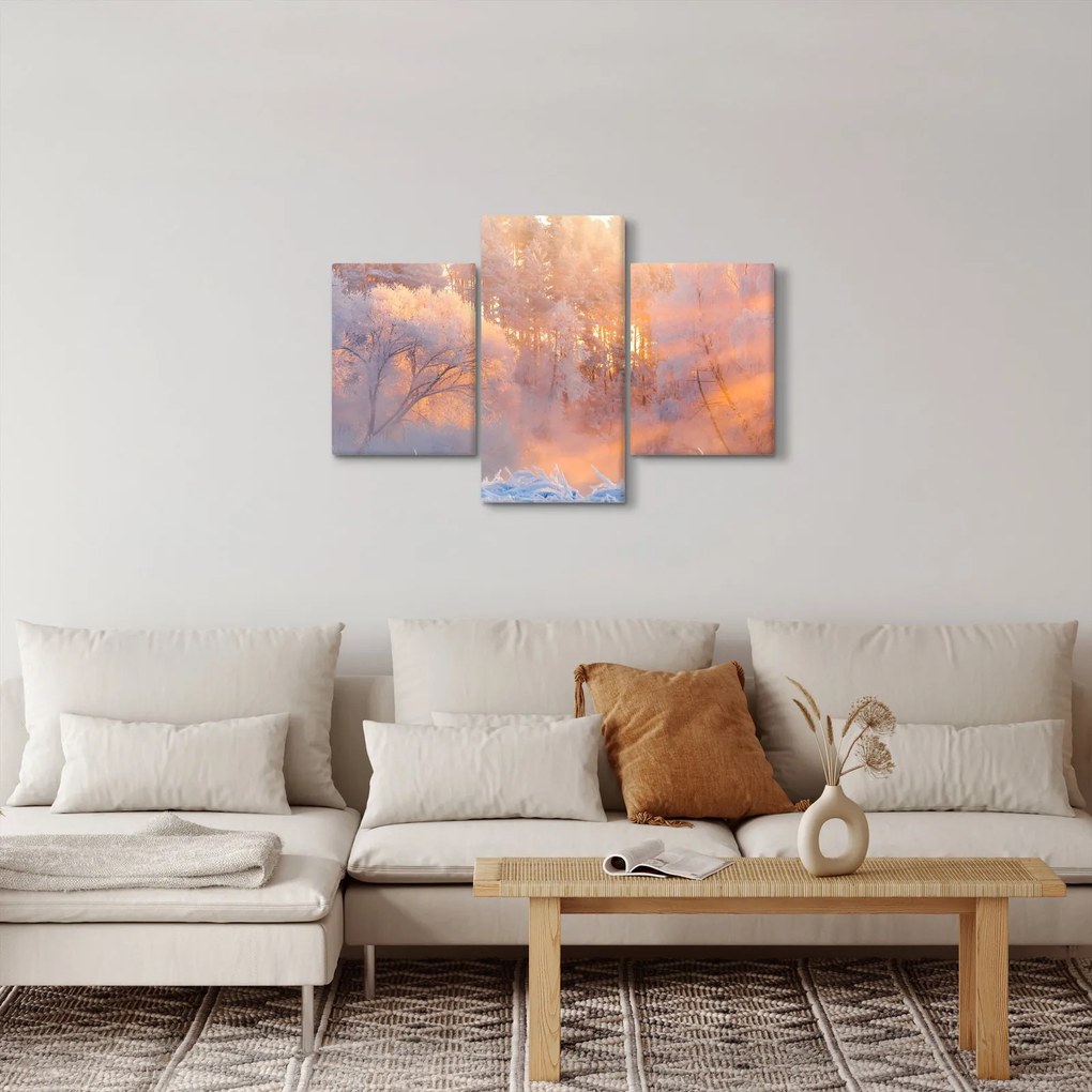 Kép - fagyos hajnal (90x60 cm)