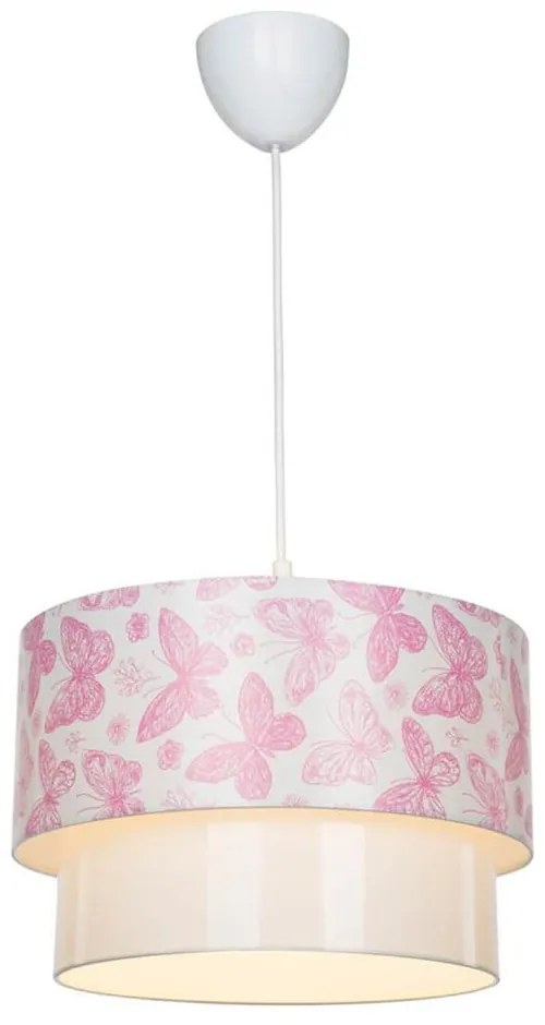 Fehér-rózsaszín gyerek lámpa – Squid Lighting