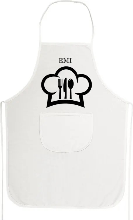 EMI Chef konyhai kötény, Fekete