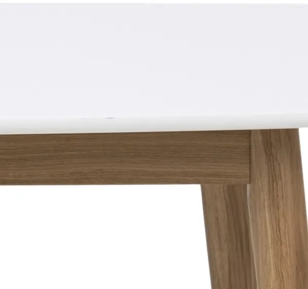 BERG étkezőasztal fehér színben