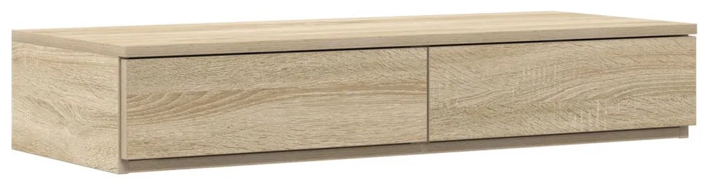 Ágy Fiókok Sonoma Tölgy 80x36,5x16,5 cm Mérnöki Fa