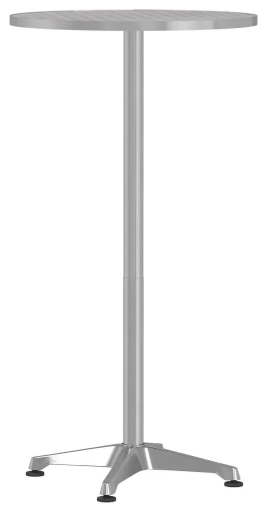 kerti állítható magasságú alumínium bárasztal Ø59,5x70/114,5 cm