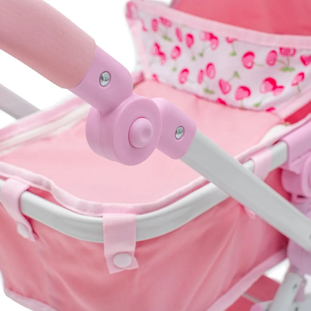 Baby Mix Babakocsi 2 az 1-ben Sophie rózsaszín, 63,5 x 37 x 63,5 cm