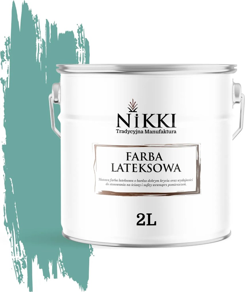 Latex Falfesték Menta Szín Sötét H1533 2L Mély Matt Falfesték
