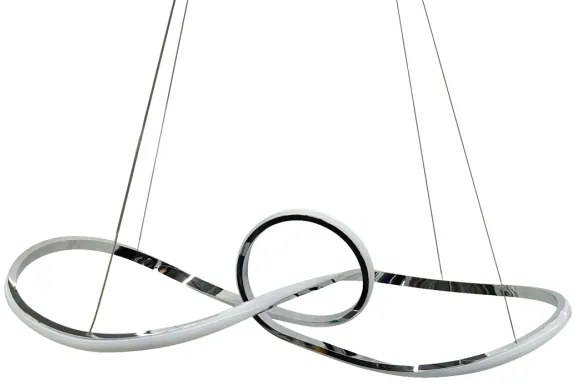 LED Csillár zsinóron MARCO LED/42W/230V fényezett króm