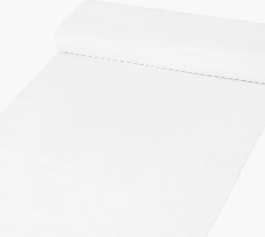 Goldea természetes lenvászon keverék - fehér 300 cm