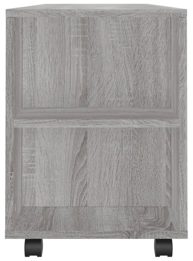szürke sonoma színű szerelt fa TV-szekrény 102x34,5x43 cm