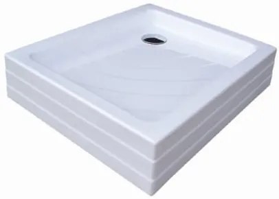 Ravak Aneta téglalap alakú alacsony zuhanytálca 90x75 cm akril a003701120 AN9075PUR0