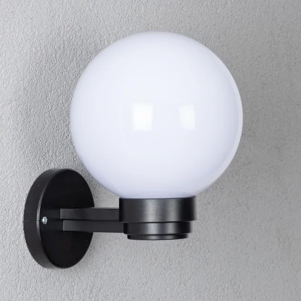 Brilagi-LED RGBW kültéri fali lámpatest HARBOR 1xE27/12W/230V IP33fekete/fehér