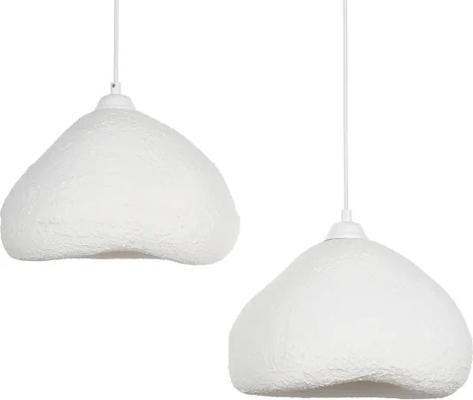 Brilagi - Kábeles függőlámpa WABI SABI 2xE27/40W/230V átm. 45 cm fehér