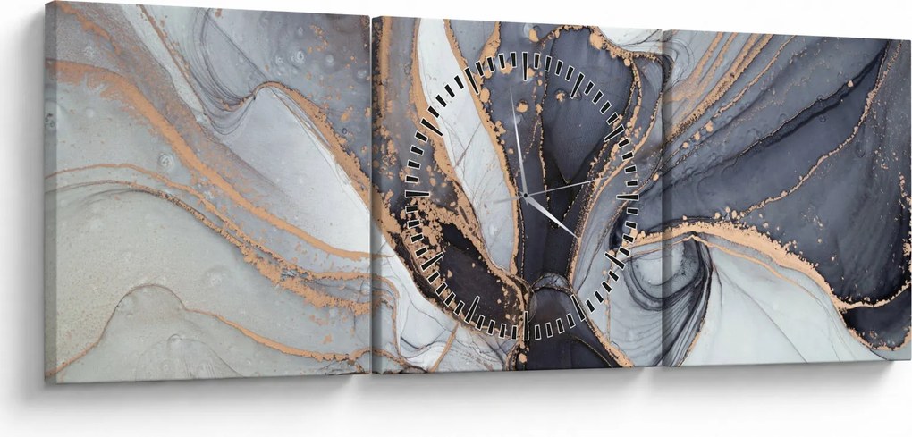 Kép - Szürke márvány (órával) (90x30 cm)