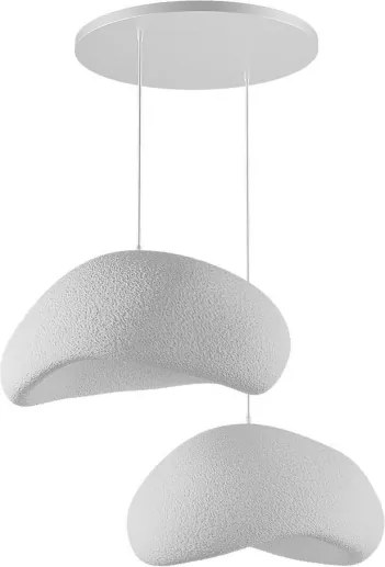 Brilagi - WABI SABI kábeles csillár 2xE27/40W/230V Ø 60 cm fehér