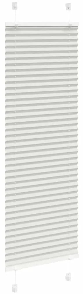 pliszírozott redőny világosszürke 40x100 cm szövetszélesség