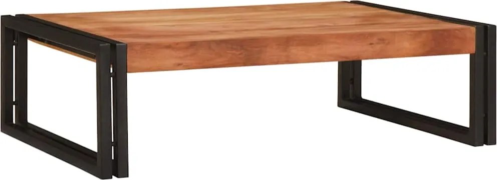 vidaXL Fürdőszobai polc polcokkal Barna 80 x 50 x 23 cm Tömör Akácfa