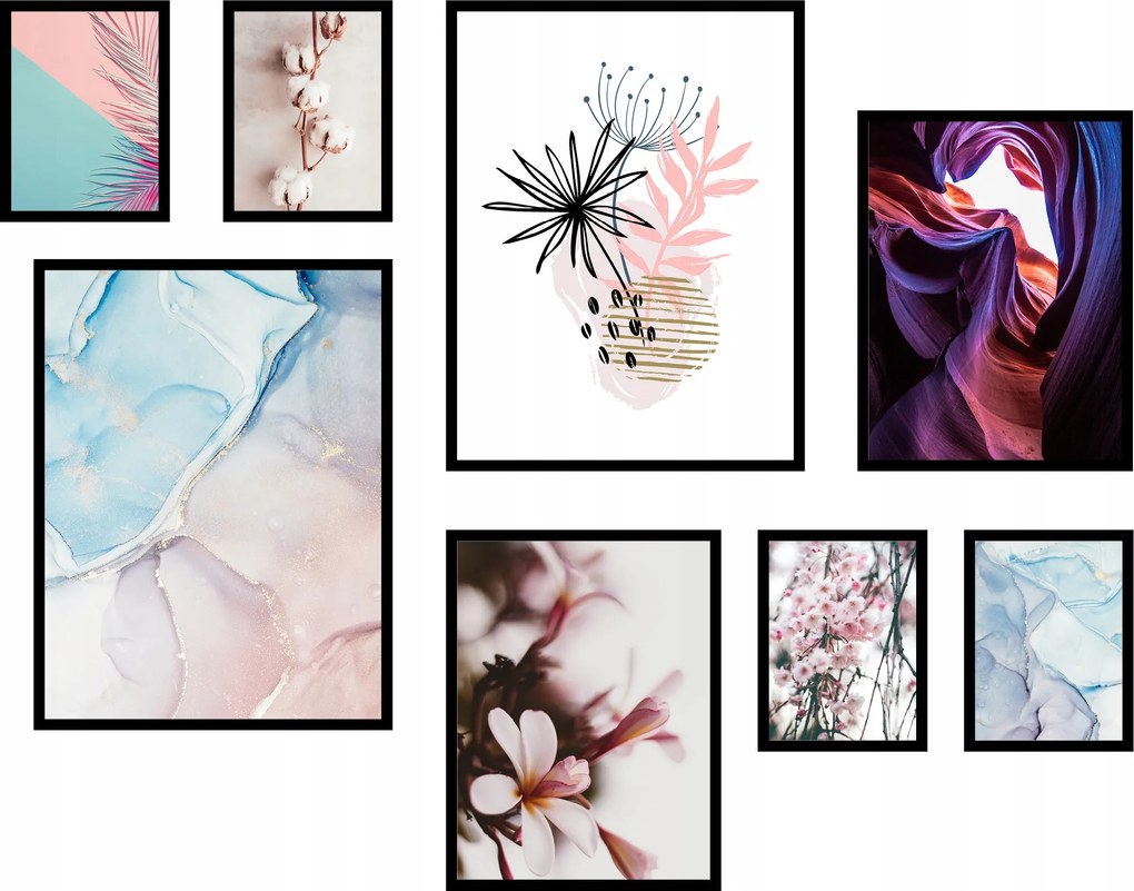 Szett 8db-os poszter szett konyha nappaliba