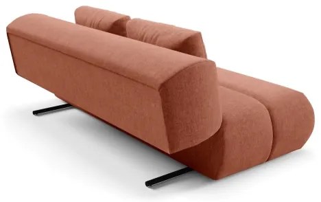 Kihúzható háromszemélyes kanapé FANO barna