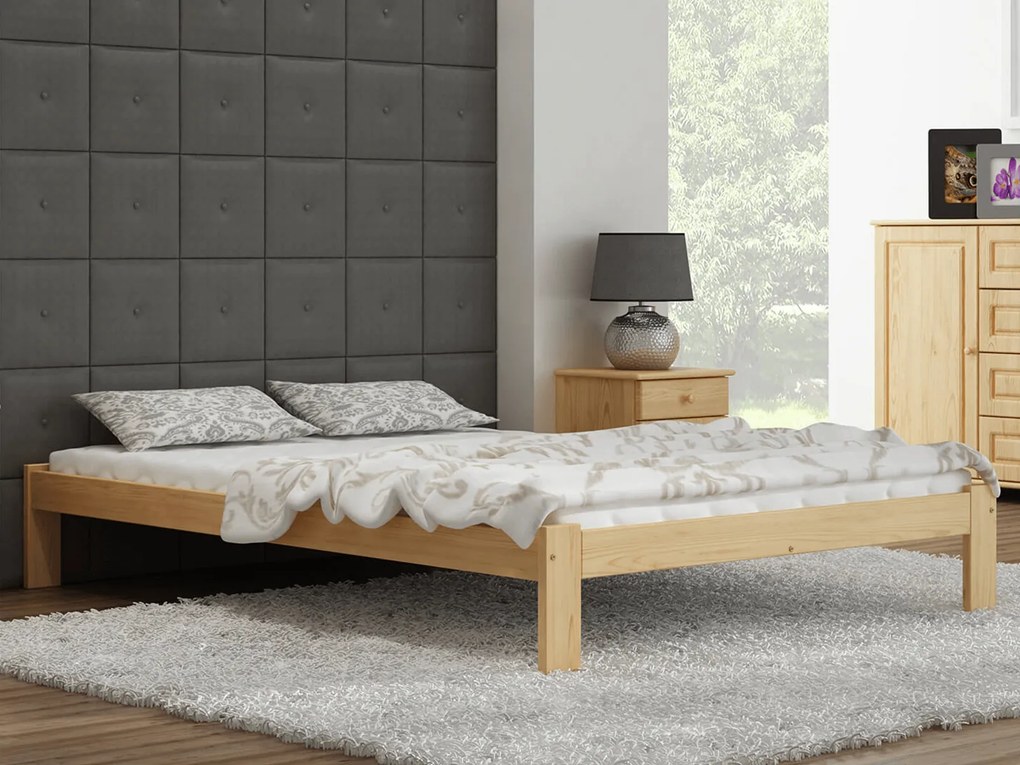 Anzu VitBed fenyő ágy 140x200cm + Matrac Karatos 140x200cm